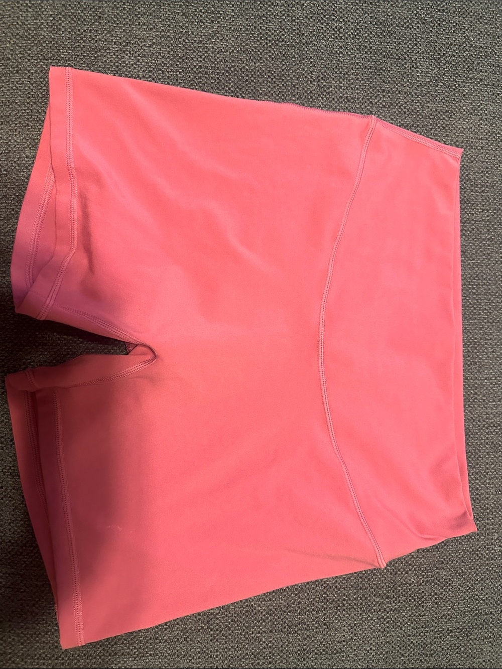 High-Rise Women’s Bike Shorts in Coral Pink